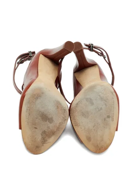 Pantofi cu toc Alexander Wang din piele maro