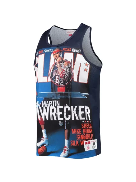 Cămașă Mitchell & Ness albastru