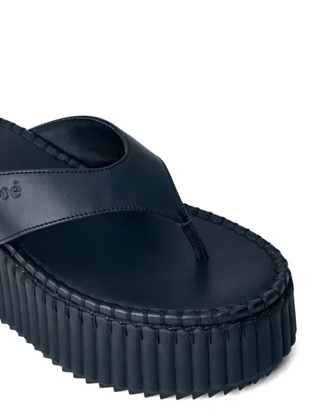 Sandale Chloé cu platformă negru