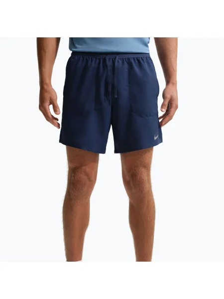 Pantaloni scurți pentru bărbați Nike Stride Dri-Fit Brief-Lined 7" midnight navy albastru închis