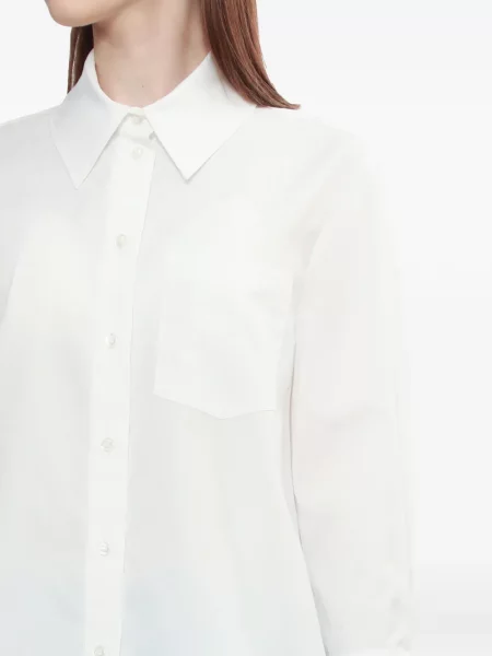 Cămașă Simone Rocha din dantelă alb