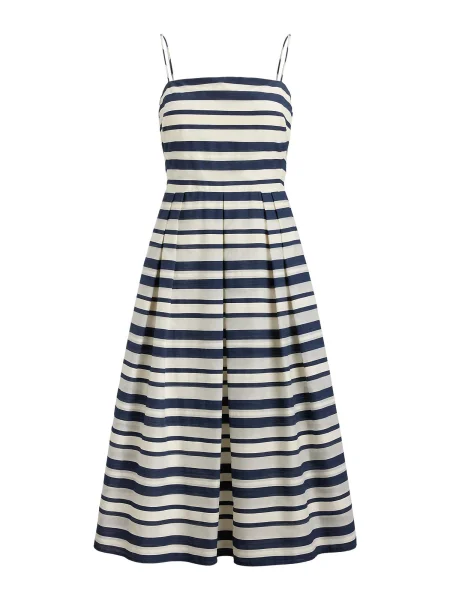 Lauren Ralph Lauren Poletna obleka kremna / mornarska