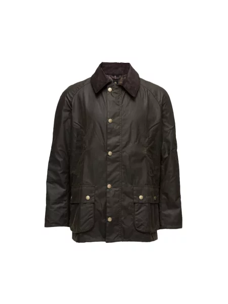 Barbour kurtka Ashby Wax Jacket przejściowa zielony