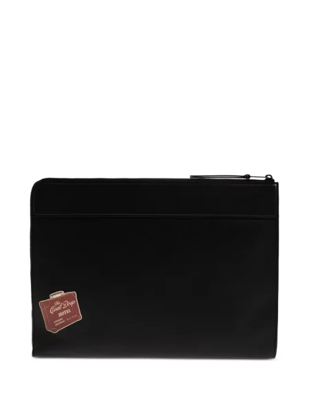Geantă Paul Smith din piele negru