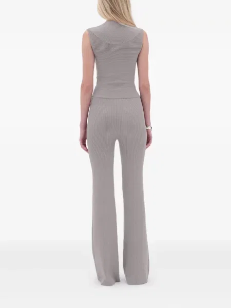 Pantaloni Remain tricotate gri