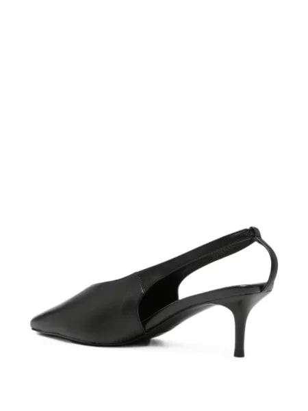 Pantofi cu toc Sergio Moretti Firenze slingback negru
