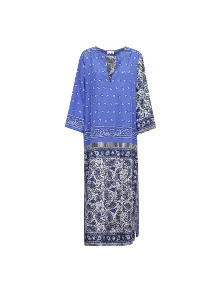 Sukienka maxi Parosh z dekoltem w serek