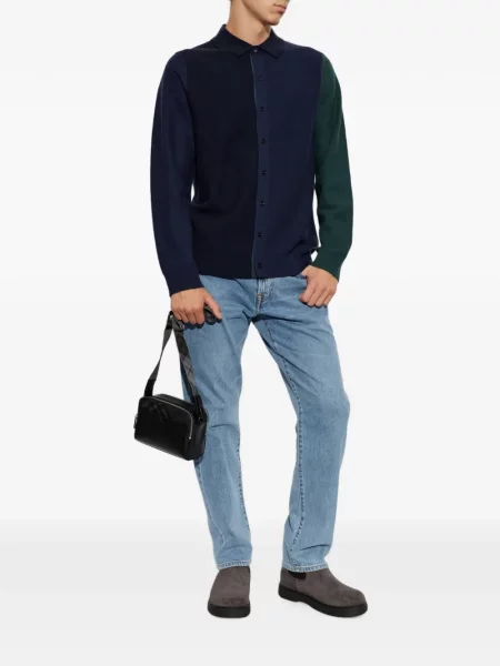 Blugi conici Ps Paul Smith conici albastru