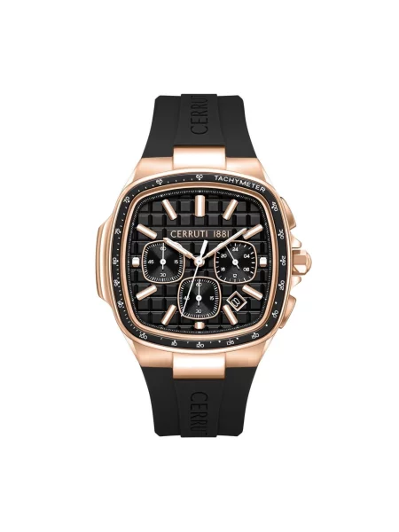 CERRUTI Analogové hodinky Chronograph Cerruti Casale růžově zlatá