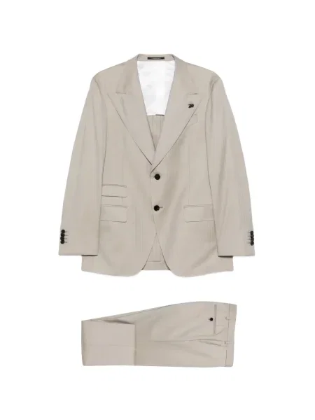 Costum Gabriele Pasini cu model herringbone de costum