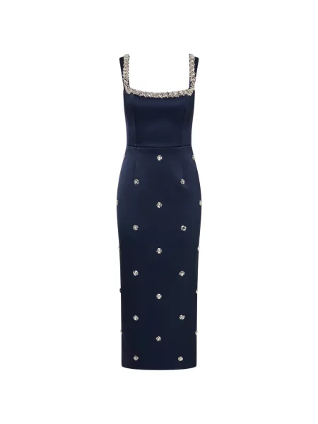 Rochie midi Rebecca Vallance albastru
