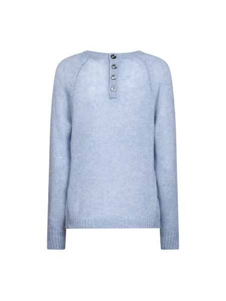 Sweter Blanca Vita wełniany niebieski