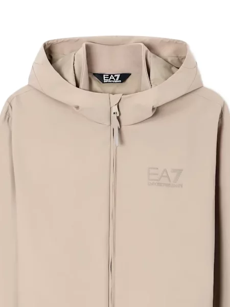 Geacă Ea7 Emporio Armani cu glugă cu imagine