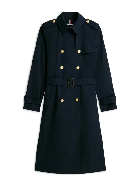 TOMMY HILFIGER Prehoden plašč temno modra