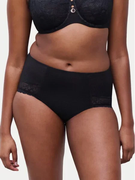 Chantelle Figi klasyczne z wysokim stanem Sublime czarny