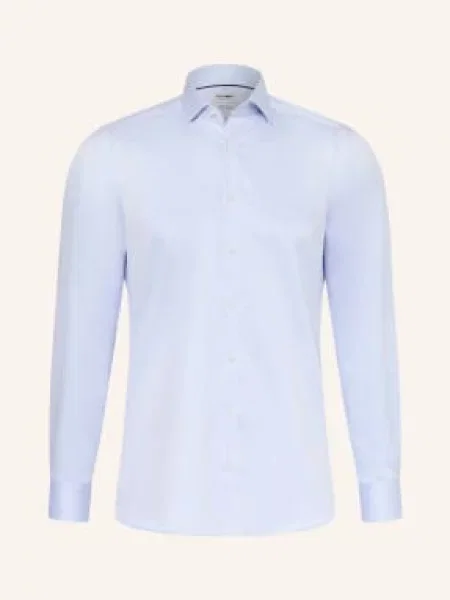 Olymp Koszula Level Five O Dopasowanym Kroju blau błękitna