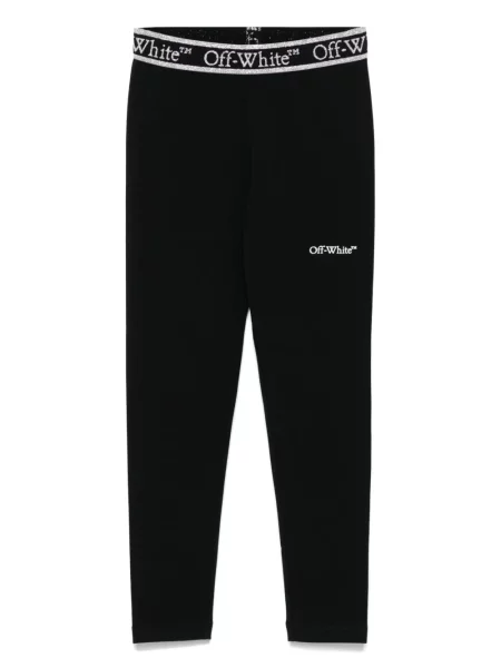 Legginsy dziecięce Off-white białe