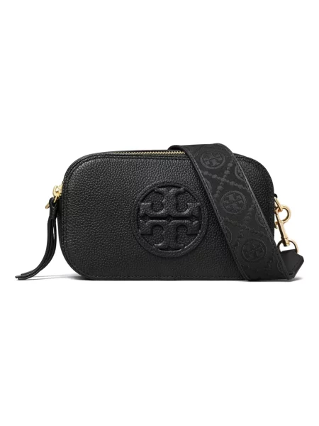 Torebka crossbody Tory Burch skórzana biznesowa czarna