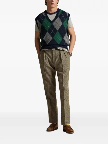 Tricou polo Polo Ralph Lauren cu imagine cu dungi din țesătură twill albastru
