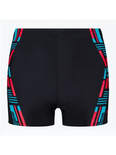 Olcsóbban. Férfi Speedo Tech Print úszónadrág fekete/narancssárga. Méret: 30 fekete