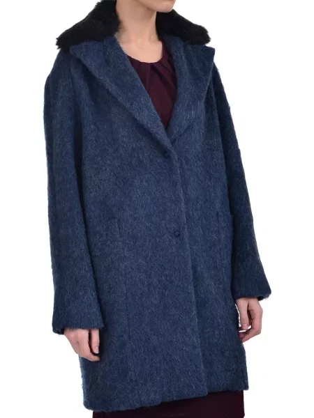 Пальто Trussardi синее