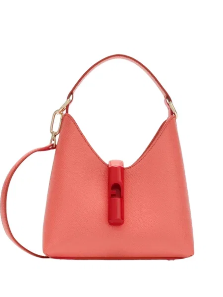 Mini geantă Furla mini roz