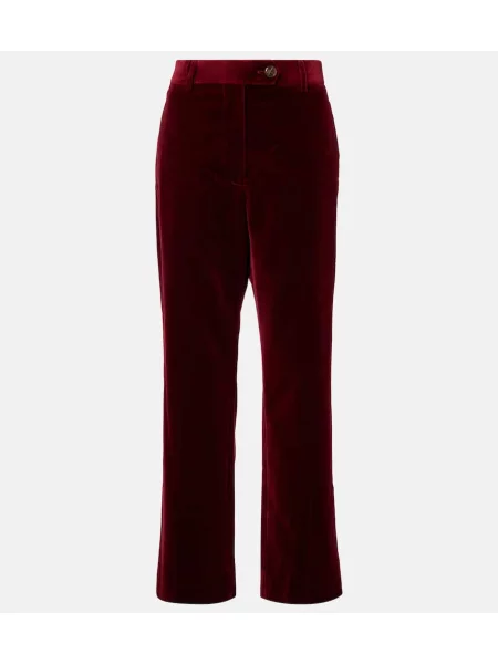 Pantaloni Blazé Milano de catifea bordo