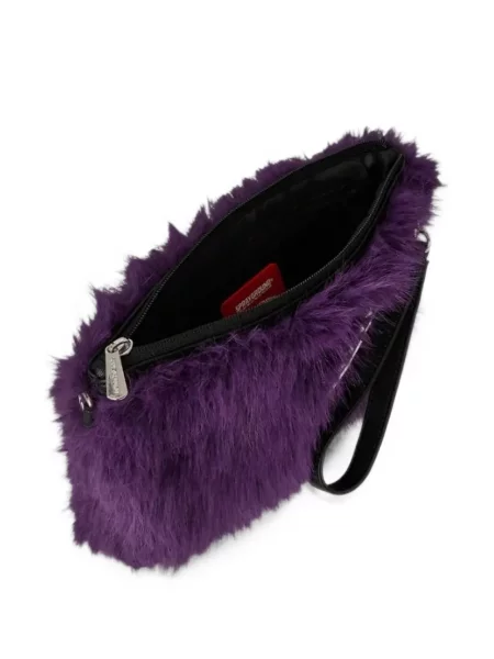 Krepšys Sprayground su kailiu violetinė