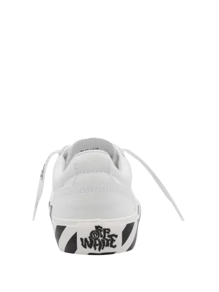 Sneakerși Off-white cu imagine alb