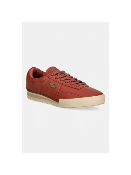 Lacoste Aura sneakersy skórzane czerwone