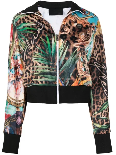 Geacă Philipp Plein cu model floral cu imagine