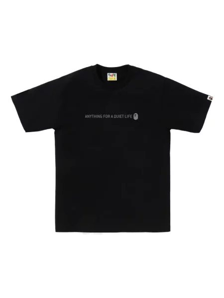 Tricou A Bathing Ape® cu imagine negru