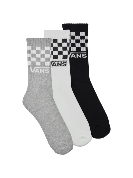 Kockás klasszikus zokni Vans fekete