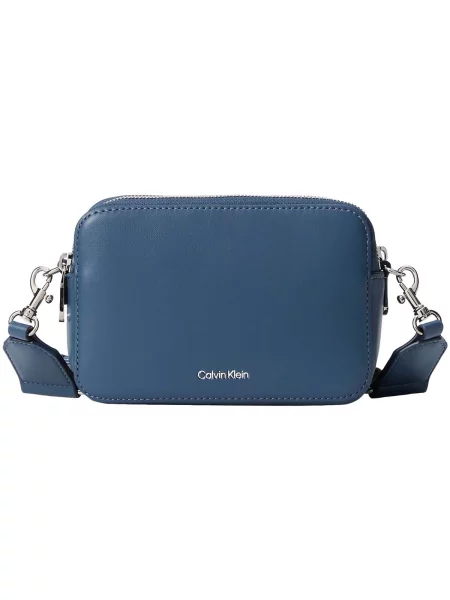 Calvin Klein crossbody kabelka dámska z imitácie kože modrá