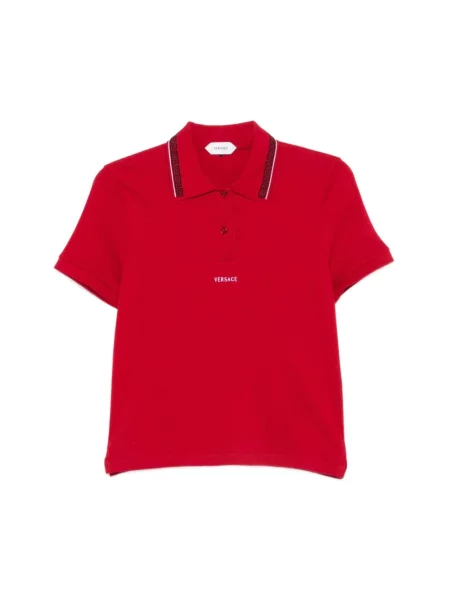 Koszulka polo Versace czerwona