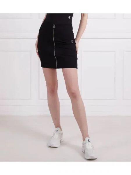 CALVIN KLEIN JEANS Fustă negru
