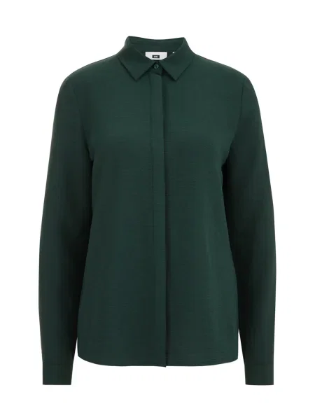 WE Fashion Bluză închis verde