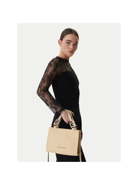Geantă LOVE MOSCHINO bej