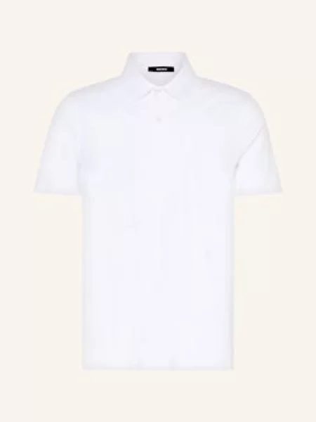 Reiss Žerzejová Polokošile Earl Regular Fit bílá