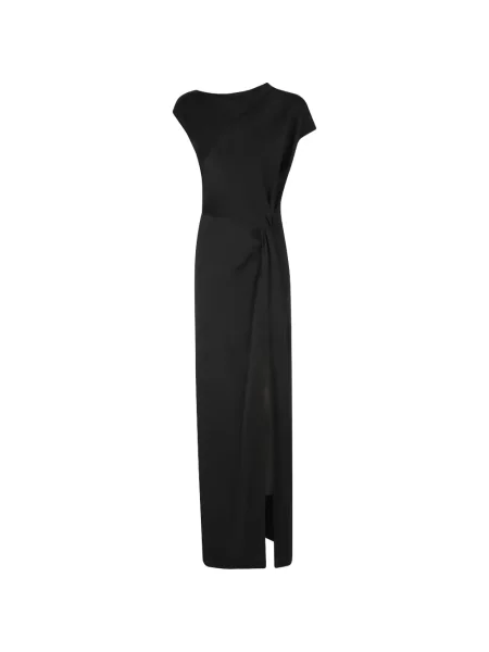 Rochie maxi Federica Tosi drapată negru