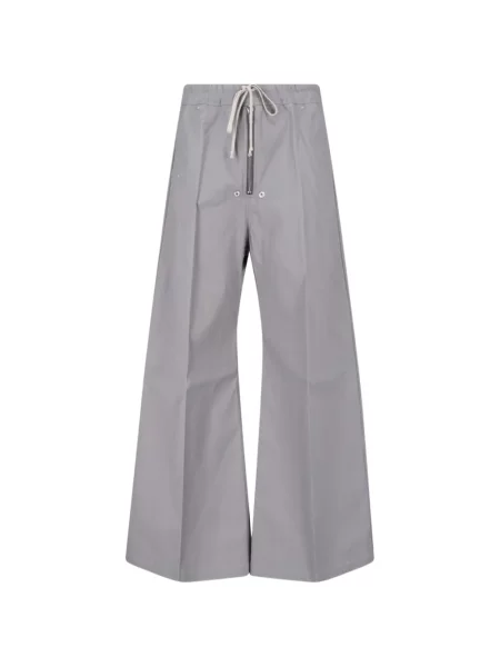 Pantaloni Rick Owens cu cordon gri