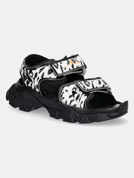 Sandale Adidas din canvas alb