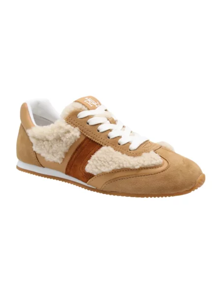 Sneakersy Polo Ralph Lauren brązowe