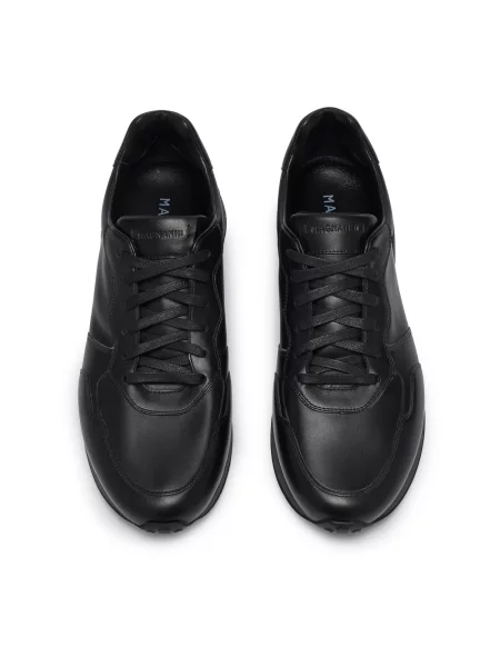 Sneakersy Magnanni skórzane czarne