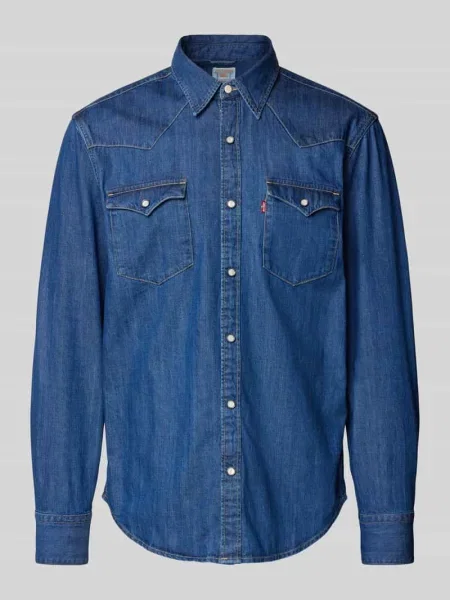Levi's koszula regular z kołnierzykiem klasycznym niebieski