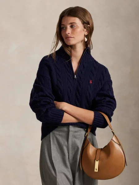 Pulover Polo Ralph Lauren de lână cu guler înalt