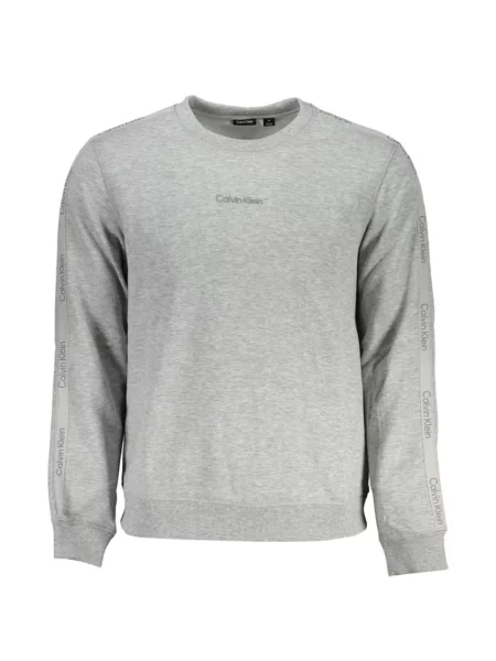 Hanorac Calvin Klein cu broderie gri