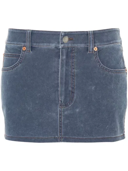 Fustă din denim Alexander Wang albastru