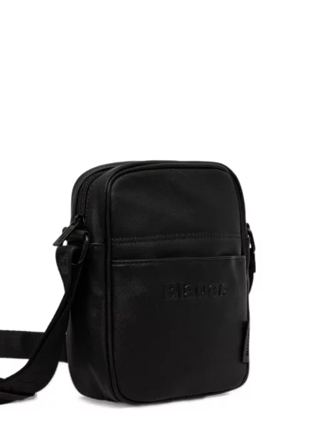 Crossbody taška Blauer s autogramem černá
