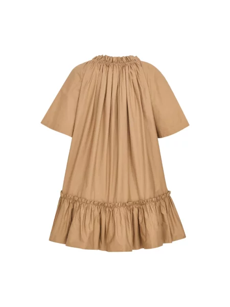 Krótka sukienka Saint Laurent brązowa